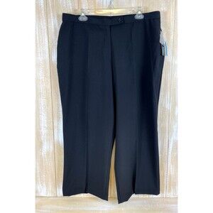 Kim Rogers Signature Women's Black Dress Capri's Size 16P Average NWT